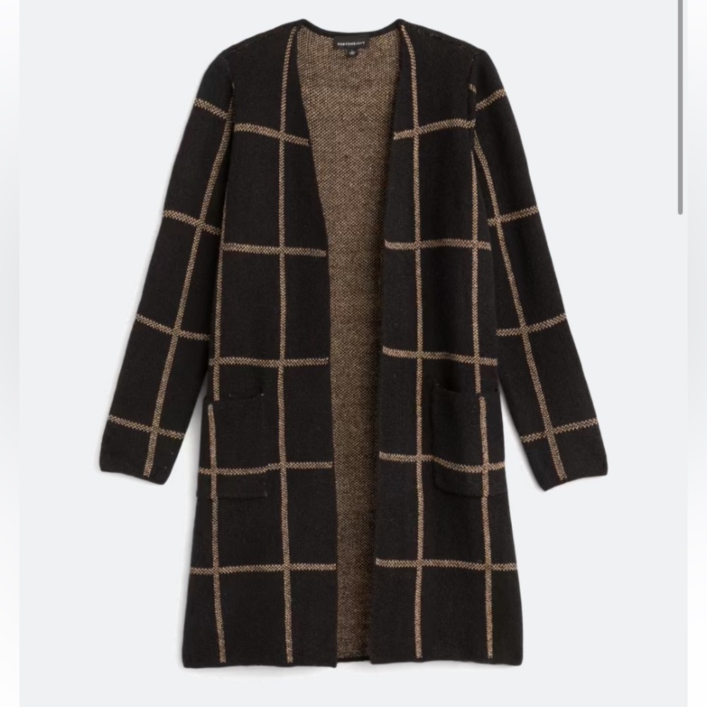 Fortune + Ivy Sawyer Long Sleeve Open Coatigan